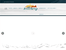 Tablet Screenshot of jemezsprings.org